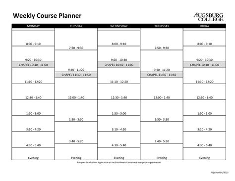 CoursesPlanner .